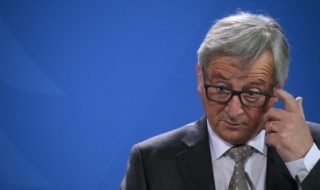 Downfall: Mr Juncker in his Bunker