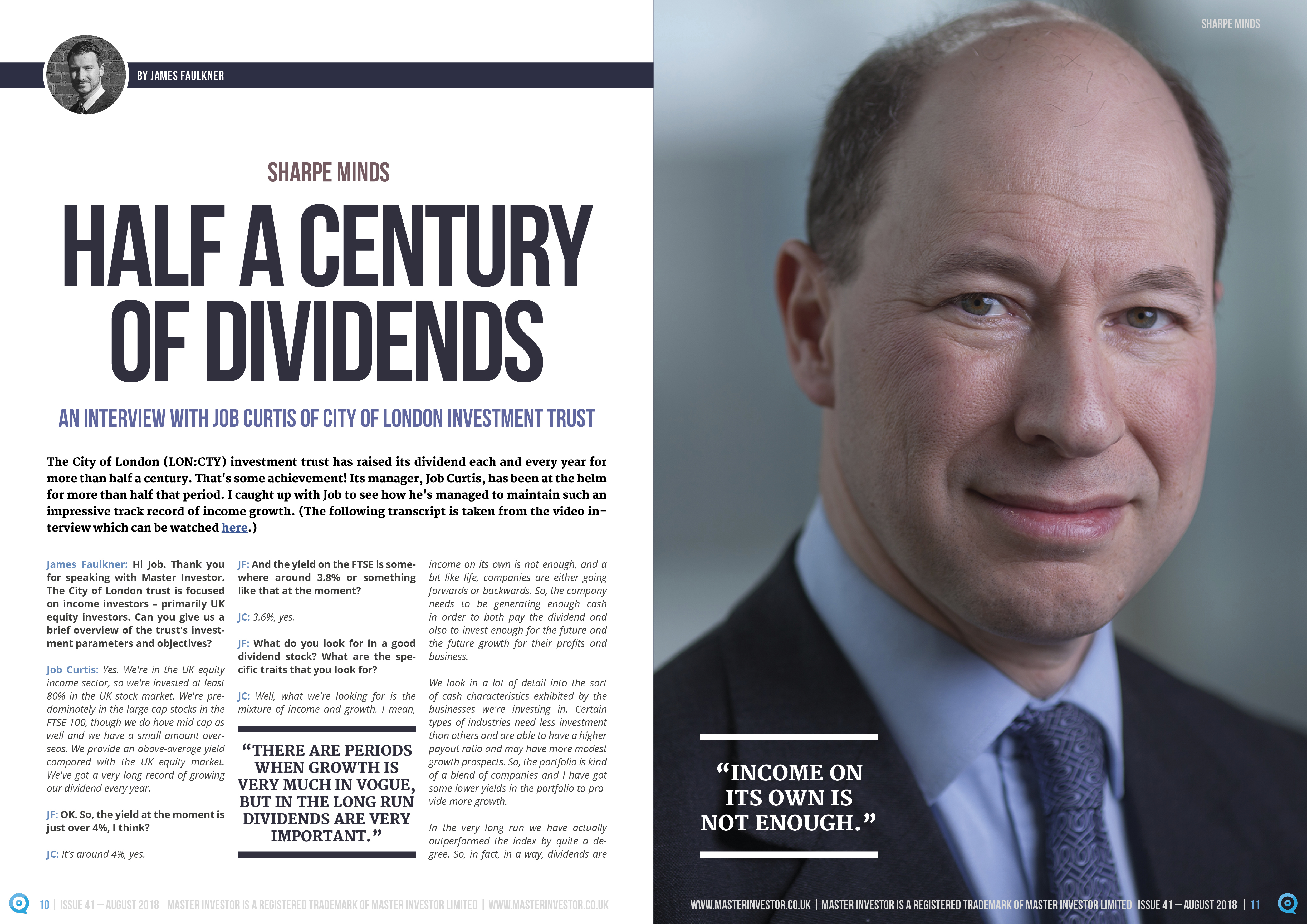 Half a century of dividends