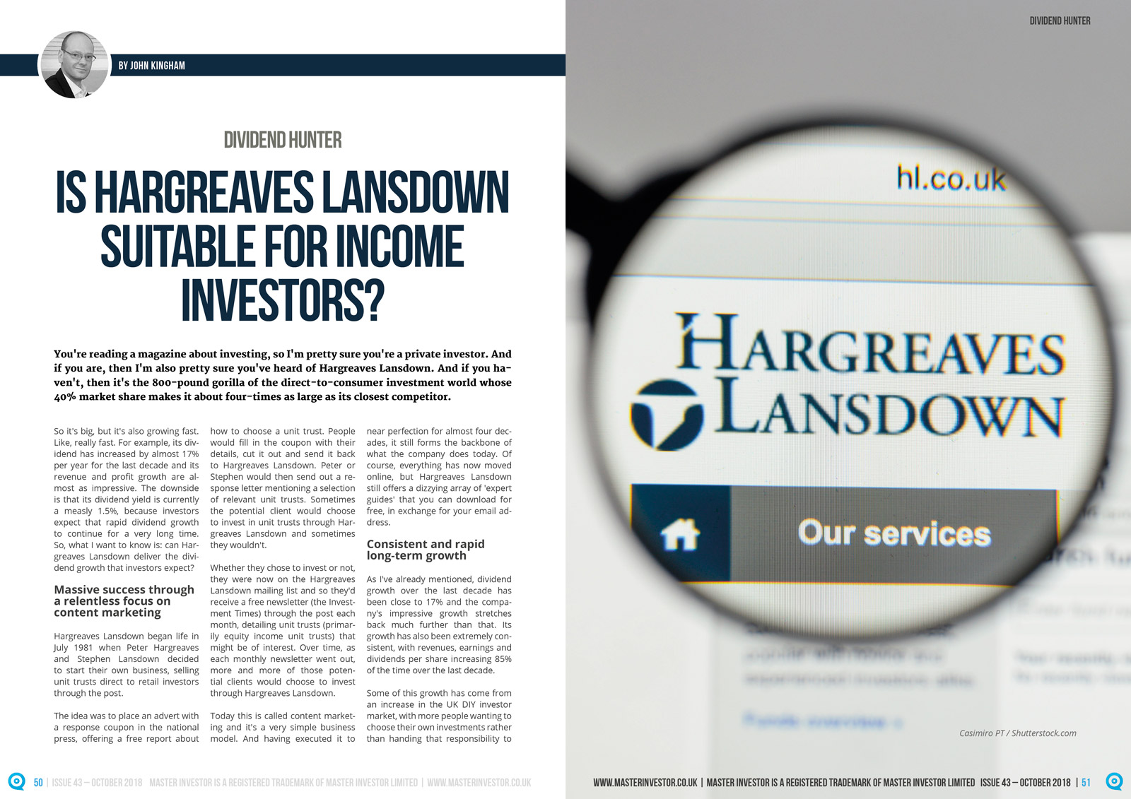Is Hargreaves Lansdown suitable for income investors?