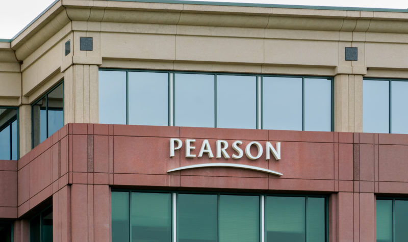 Pearson shares drop as sales tick downwards