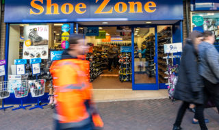 Shoe Zone lifted as sales beat last year